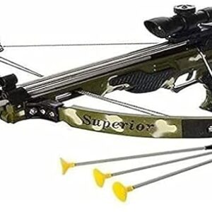 MD Traders Crossbow Toy Sniper and Soft Foam Bullet with Manual Launch for Children's Safety Bows & Arrows ( Multicolor )